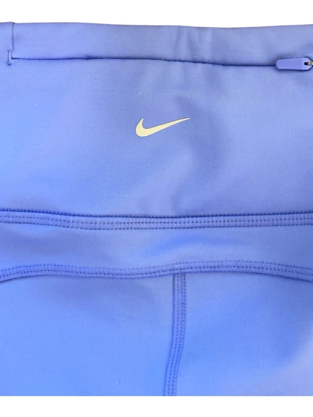 Nike periwinkle Blue High-Waist Running Athletic Leggings Size M like new - Picture 4 of 6